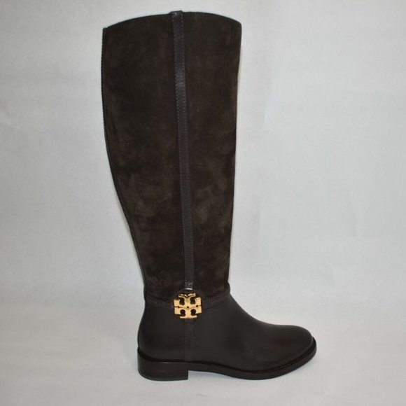New! Tory Burch Miller Knee High Boot Brown Suede Size 6 M MSRP $498 U8 - Picture 3 of 9